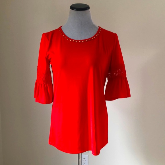 Karl Lagerfeld Tops - Karl Lagerfeld Smock Blouse